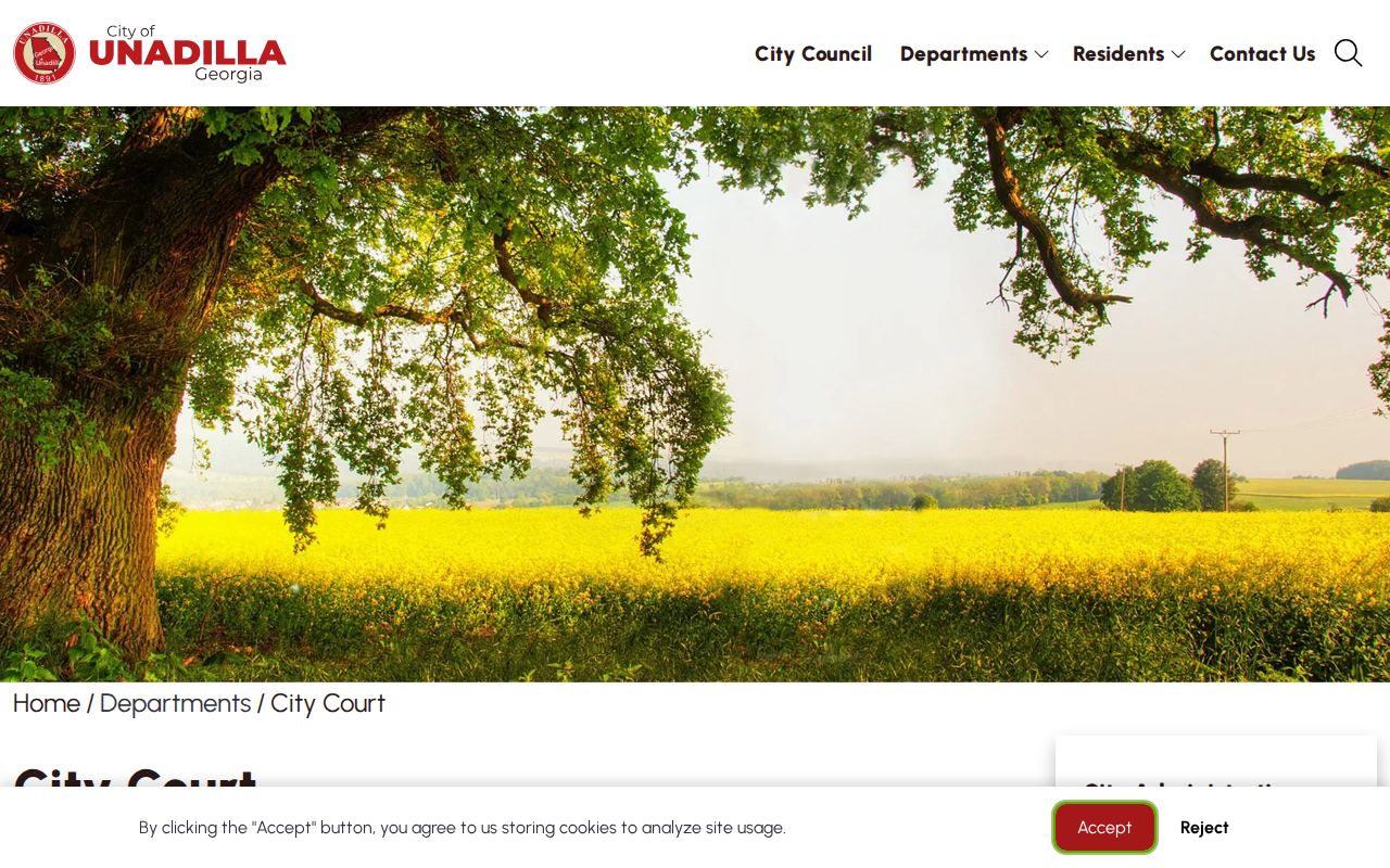 Dooly County Unadilla court records city court schedule