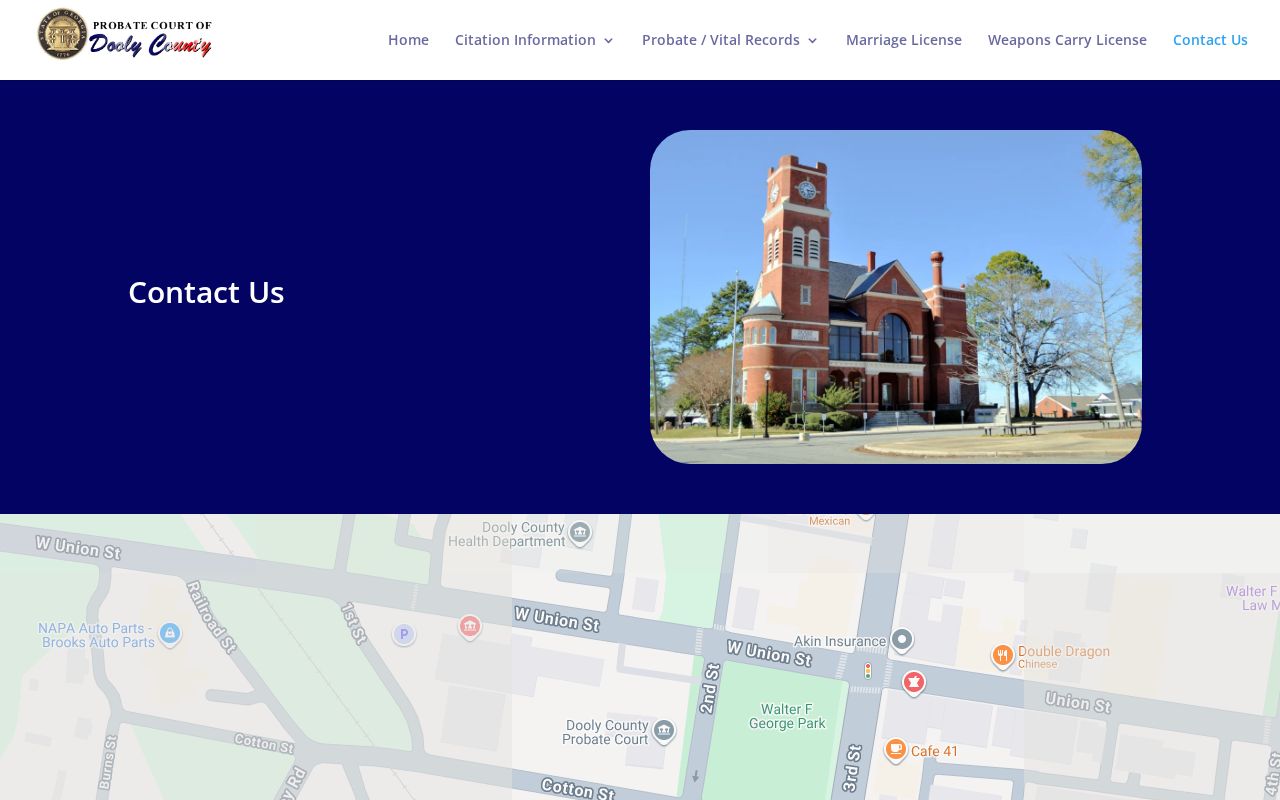 Dooly County criminal docket local court contact route